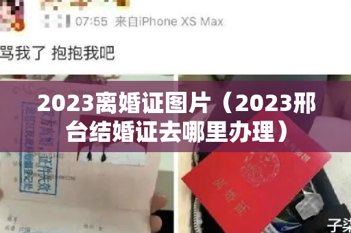 2023离婚证图片（2023邢台结婚证去哪里办理）