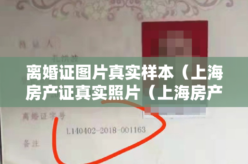 离婚证图片真实样本（上海房产证真实照片（上海房产证图片样本高清）