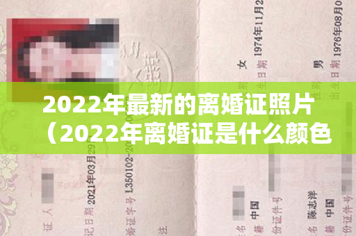 2022年最新的离婚证照片（2022年离婚证是什么颜色）