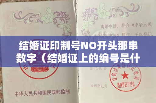 结婚证印制号NO开头那串数字（结婚证上的编号是什么意思）